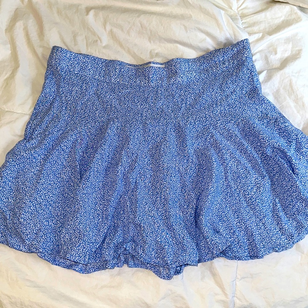 Floral mini skort